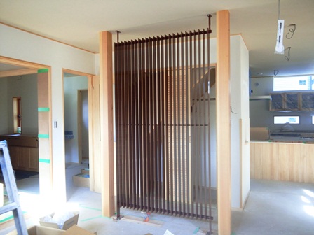 栃木の家　PSセントラル暖房器具とと外構工事と照明器具設置工事と